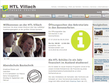Tablet Screenshot of m.htl-villach.at